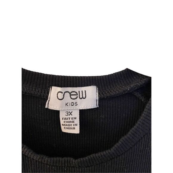 J.crew/ crew kids black and denim short sleeve dress size 3T - Picture 5 of 5